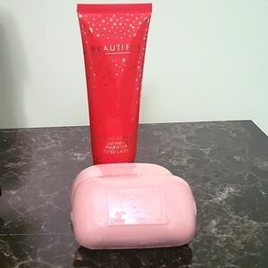 Estee Lauder *Beautiful* lotion and soap set.